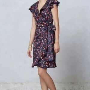 HI THERE Karen Walker Cherry Dress By Anthropologie